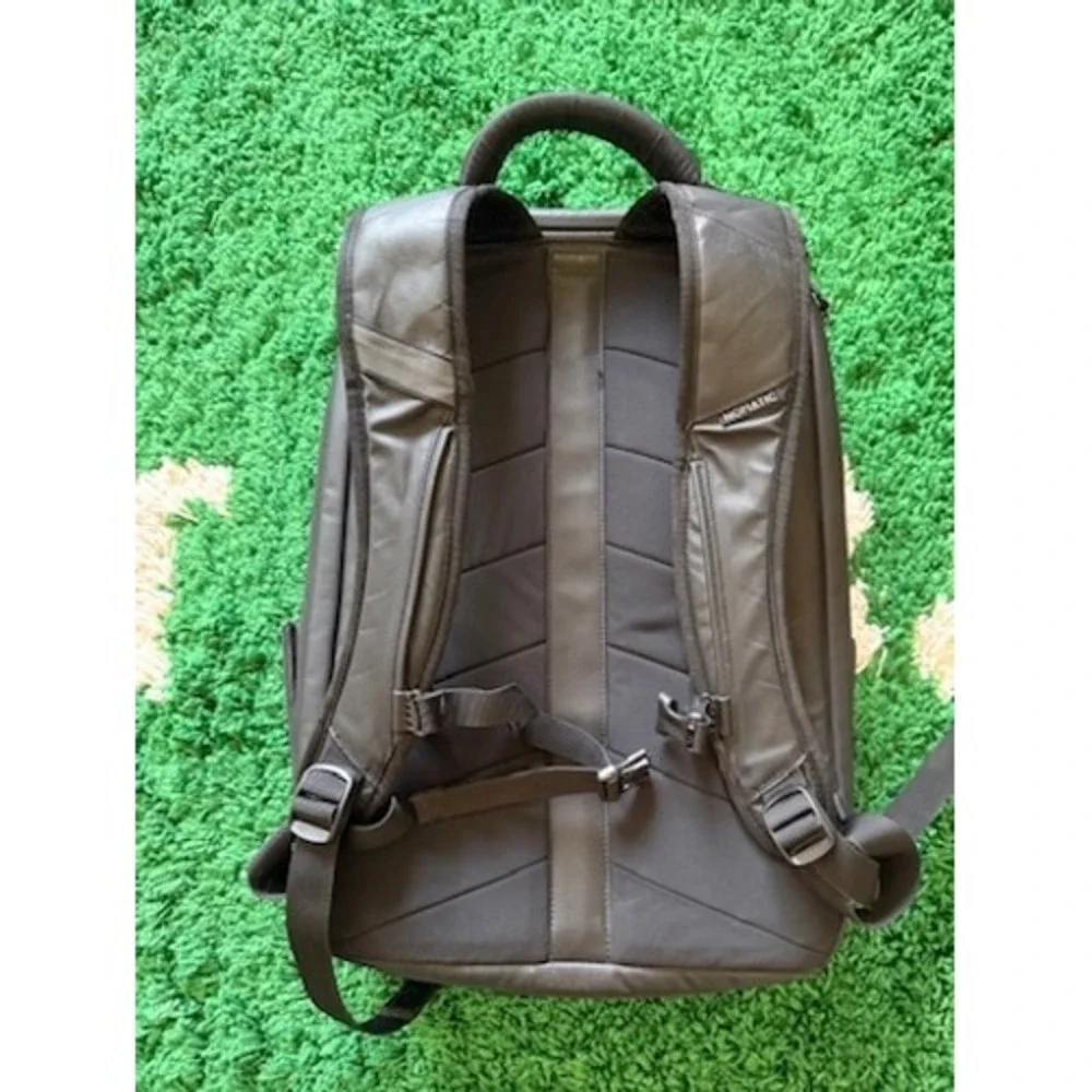 Nomatic Travel Backpack Black Laptop Bag Wags Capital Logo 20L-30L Expandable